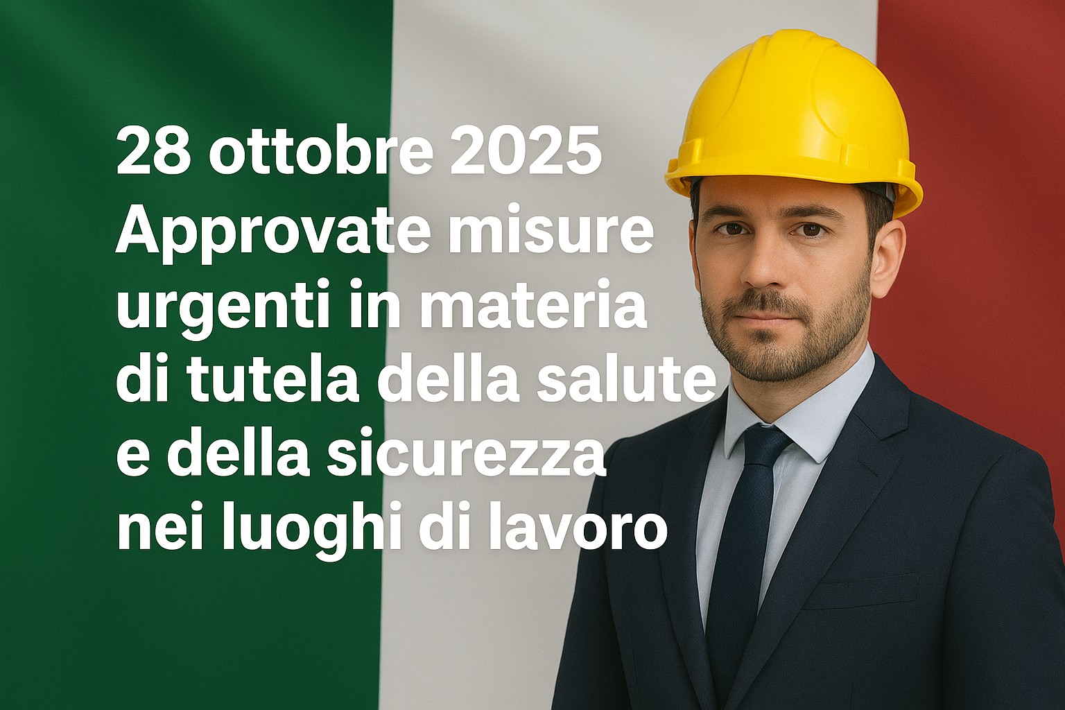 Misure urgenti per la tutela della salute e della sicurezza sui luoghi di lavoro