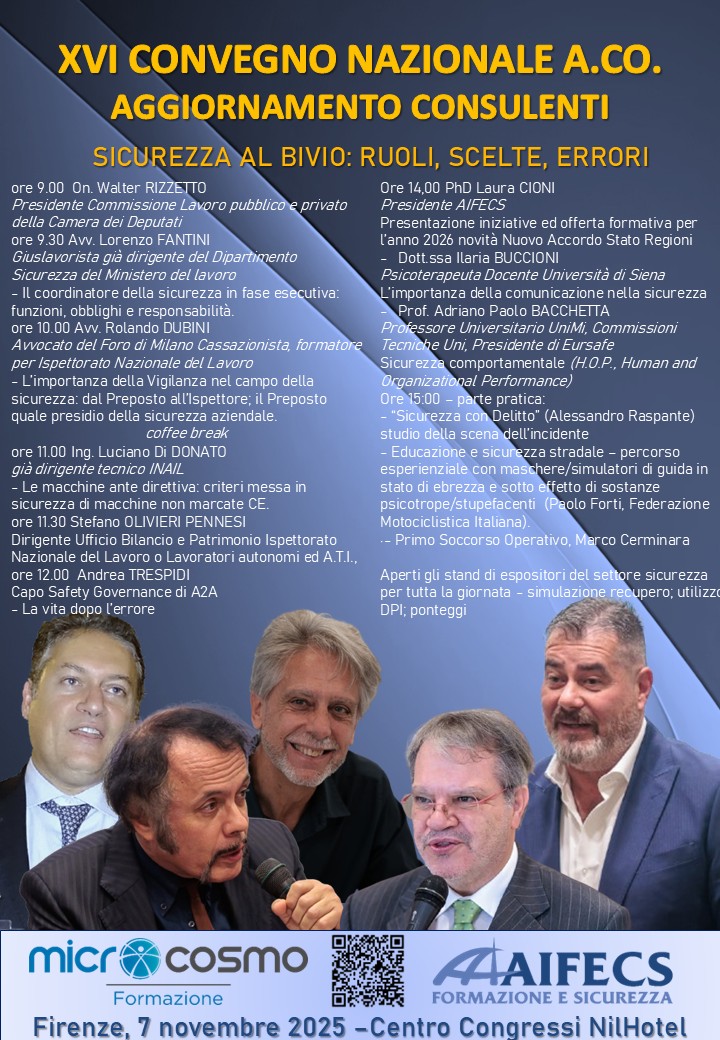 XVI CONVEGNO NAZIONALE A.CO.